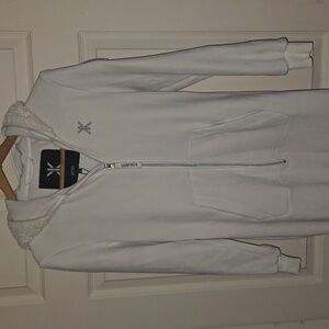 Onepiece Meribel White Hooded Jumpsuit